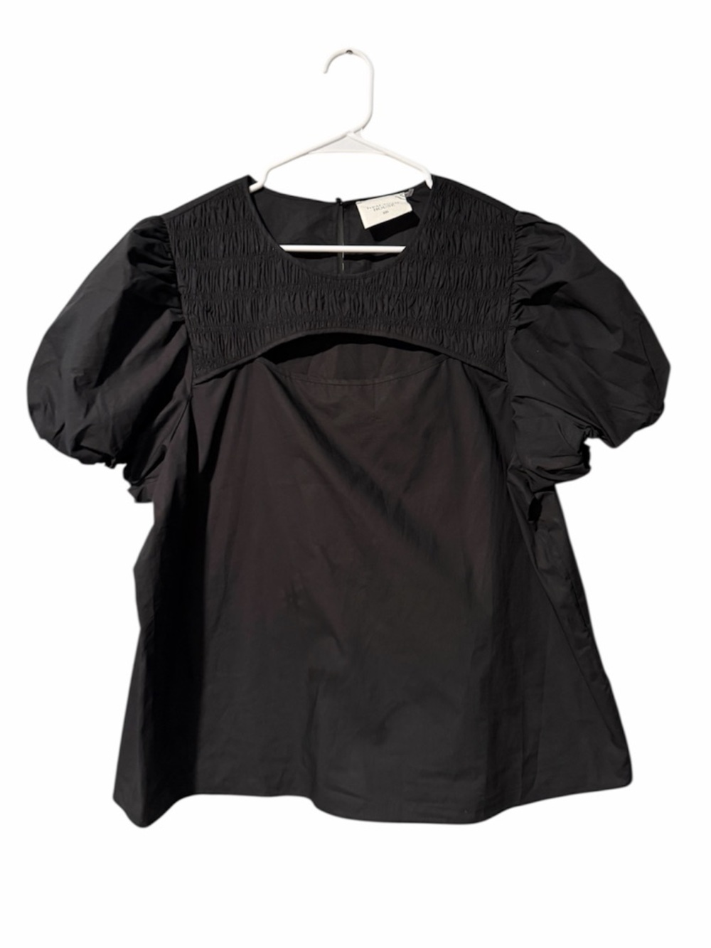 Hyacinth House Keyhole Birdie Blouse in Black Size XXL - Picture 2 of 6